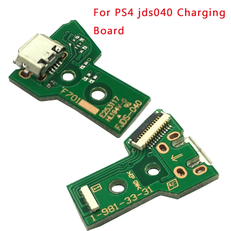 2pcs Newest Model USB Charging Board Port Socket For PS4 controller board FJDS040 jds040 JDS-040 charger |