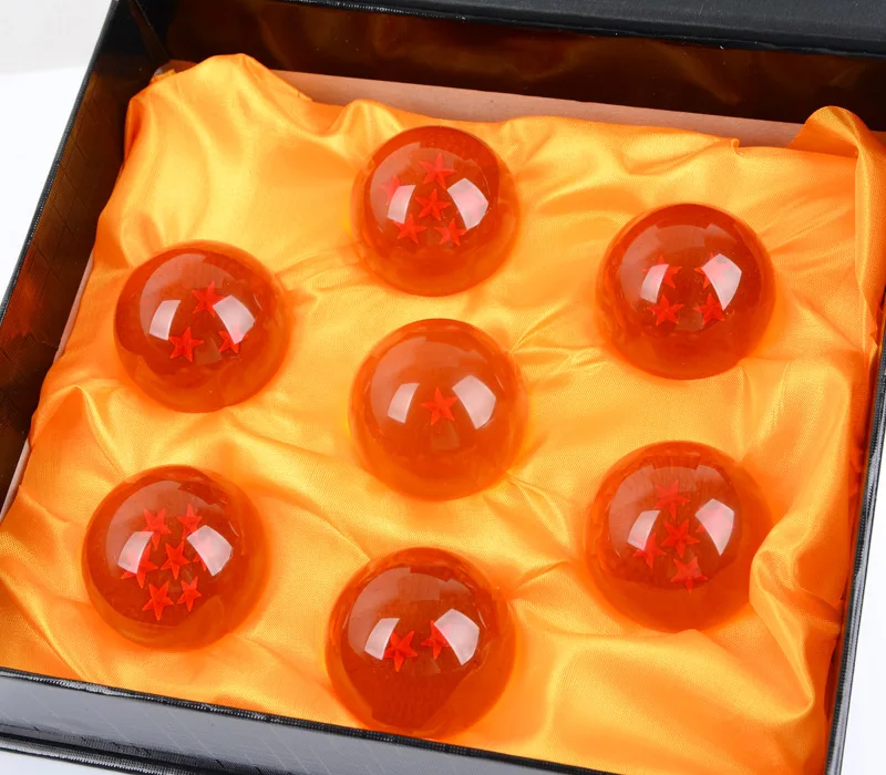 Dragon Ball Z 4 см DragonBall 7 Звезд Хрустальный шар Рисунок Коллекционные игрушки 1 ~
