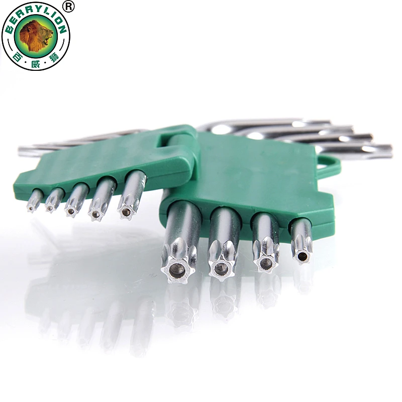 Набор шестигранных гаечных ключей BERRYLION 9 шт. отвертка l-образной формы
