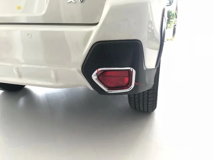 Для Subaru XV 2018 2019 ABS хромированный задний отражатель противотуманный светильник