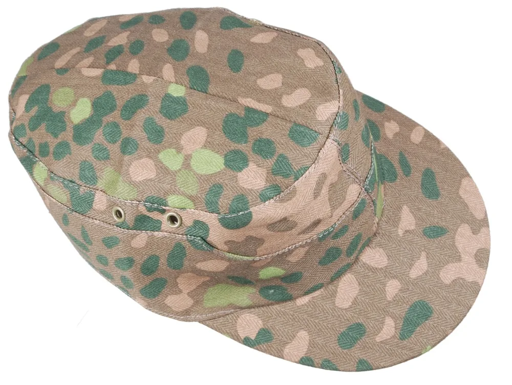 

WW2 GERMAN ELITE DOT44 CAMO FIELD CAP HAT SIZE XL-3333