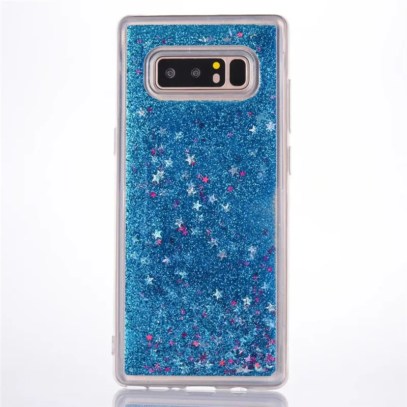 Чехол для телефона Samsung Galaxy Note 8 Мягкий Силиконовый ТПУ прозрачный Жидкий чехол