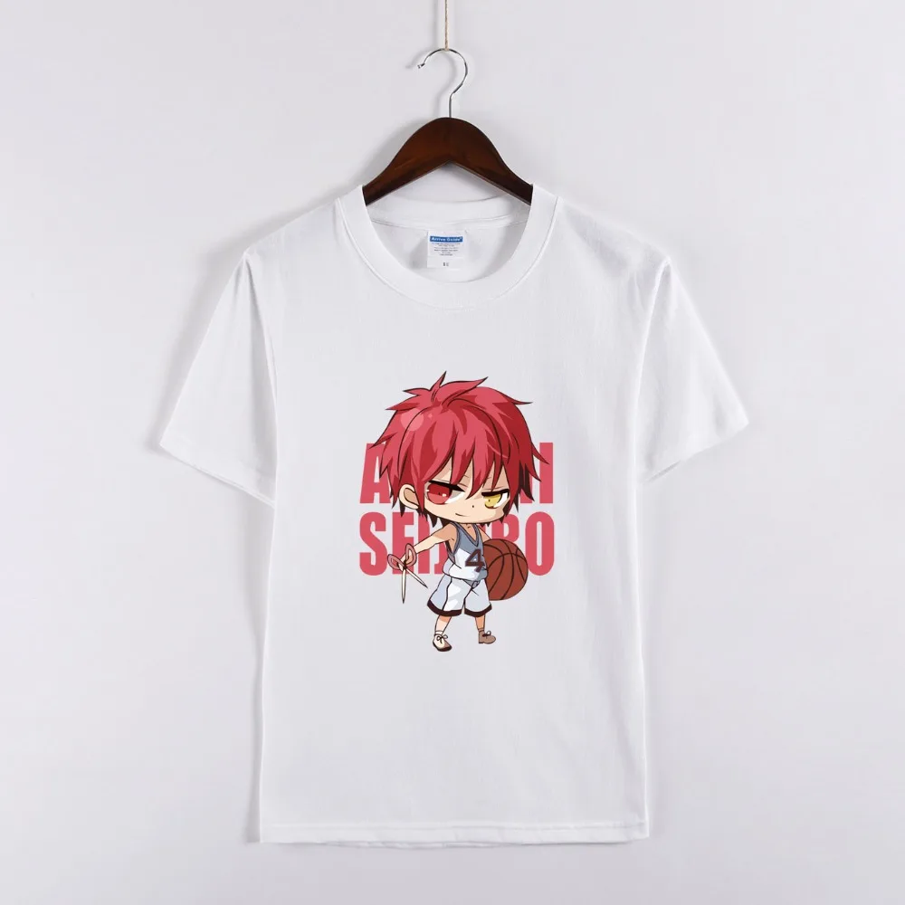Аниме Kuroko's Basket Kuroko no Basuke Akashi Seijuro Косплей Футболка свободная футболка с