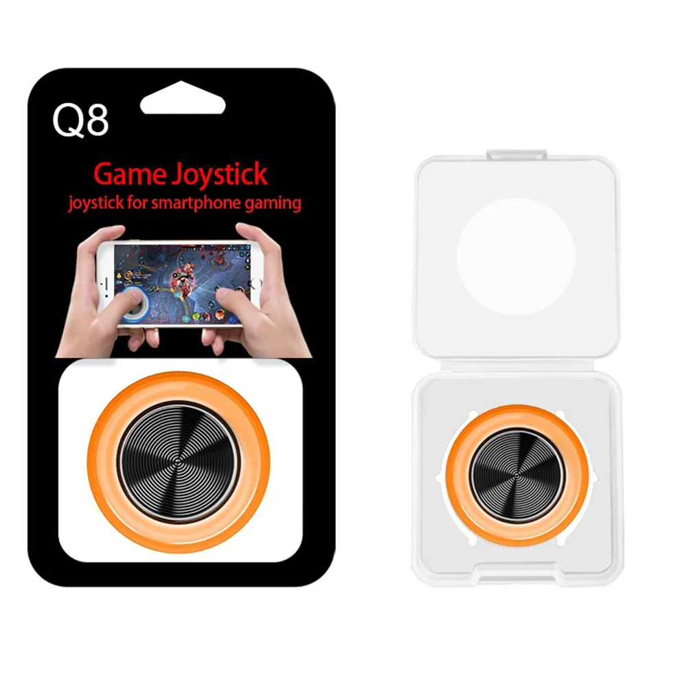 orange 1 шт. круглый игровой джойстик мобильный телефон рокер для iPhone Android планшет ABS кнопка контроллер для PUBG - Цвет: orange