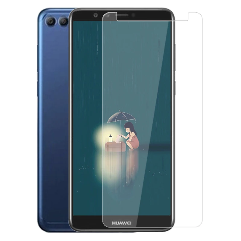 Жесткая Защитная стеклянная пленка для Huawei Y9 2018/Enjoy 8 Plus полное покрытие тонкий