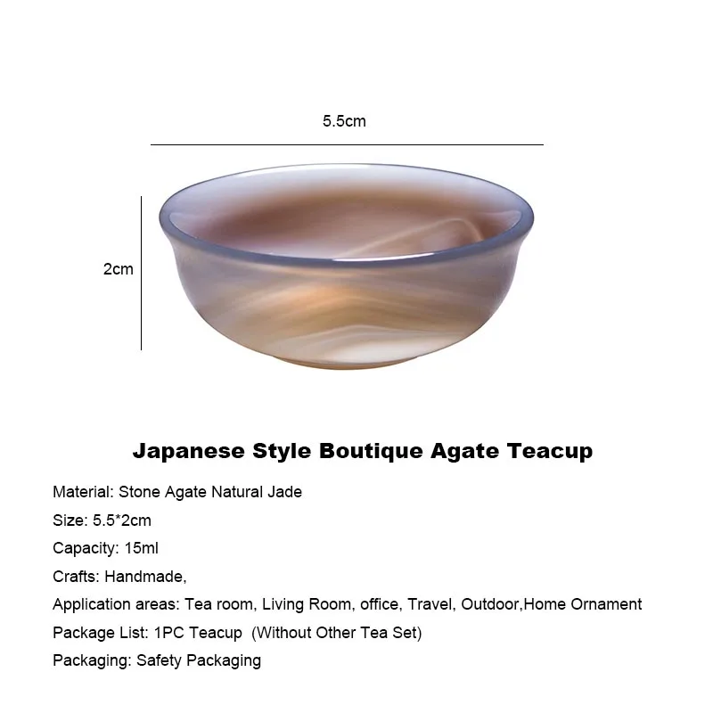 Чайная чашка из агата в японском стиле 15 мл|tea bowl|tea stonetea cups japanese |