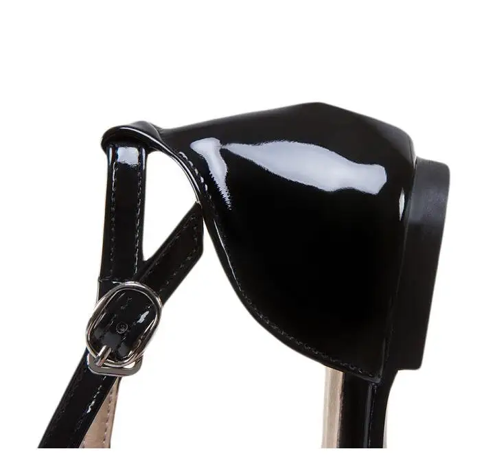 Милые дизайнерские туфли из лакированной кожи женские балетки на плоской