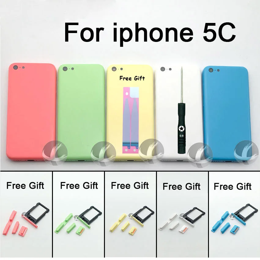 Задняя крышка батарейного отсека корпуса для iphone 5C рамка высокое качество OEM AAA +