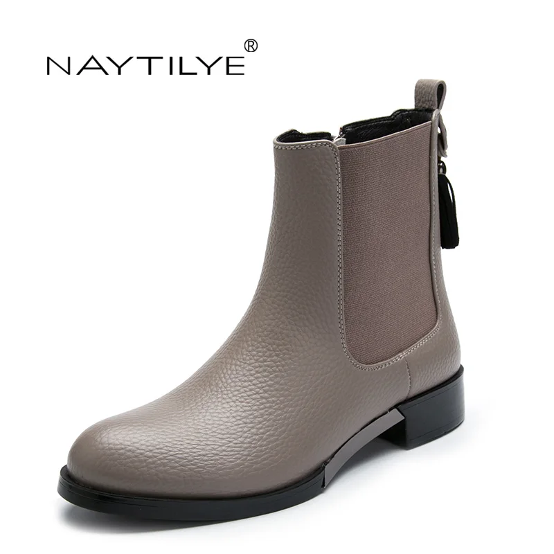 Женские ботинки на плоской подошве сезон весна осень квадратный каблук