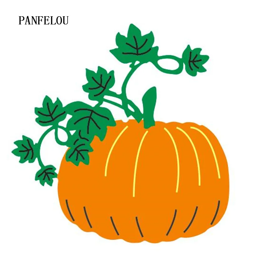 PANFELOU урожай тыквы металла ремесло бумаги высечки Скрапбукинг/DIY День