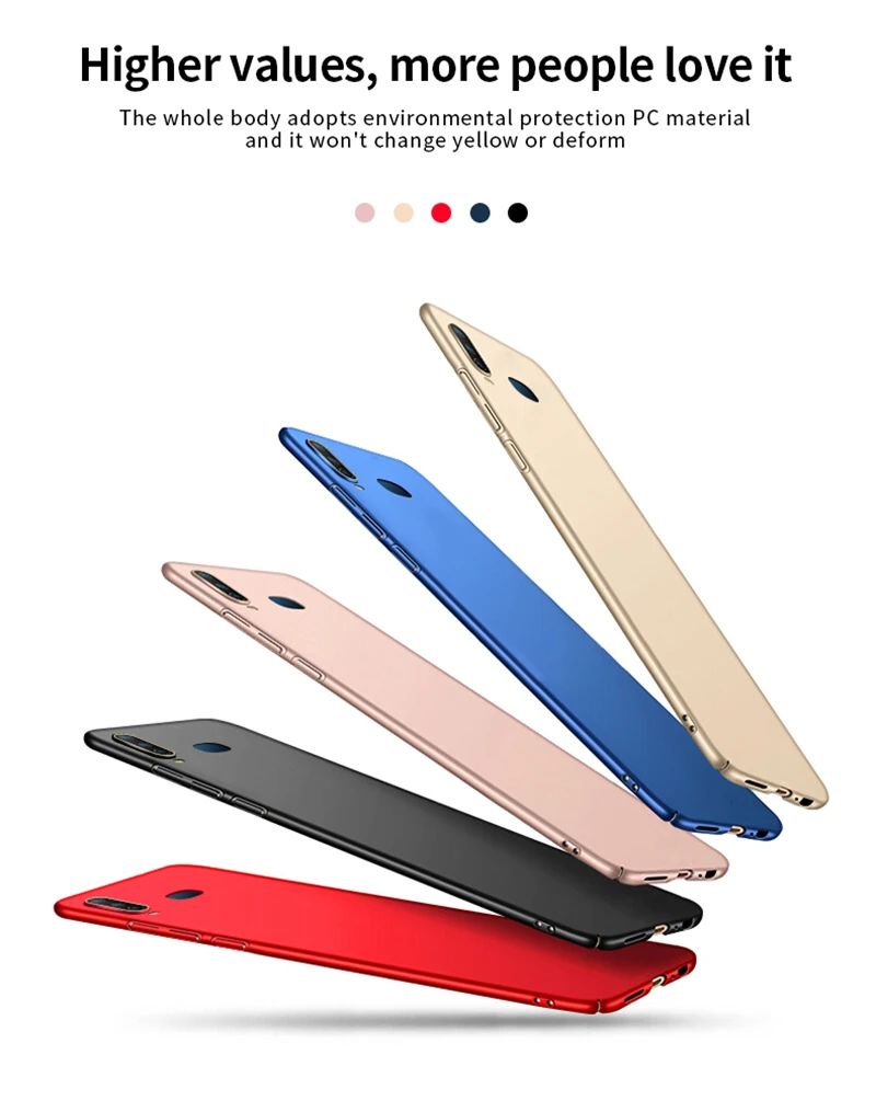 

For Cover Vivo Y17 Case Stylish Smooth Skin UltraThin PC Matte Phone Case For Vivo Y17 Case Cover For Vivo Y3 Y17 Fundas Capas