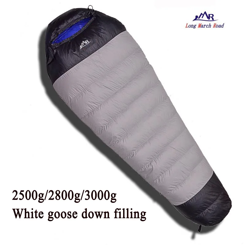 LMR спальный мешок с наполнителем из гусиного пуха 2500 г/2800 г/3000 г|camping sleeping bag|down
