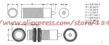 200 кГц приемопередатчик высокой частоты и точности начиная ультразвуковая волна