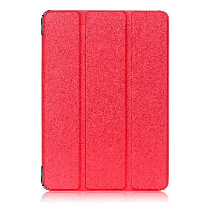 Чехол-подставка из искусственной кожи для huawei Mediapad T3 10 AGS-L09 AGS-L03 9,6 дюймов планшет+ 2 шт защита экрана(T3 10,0 - Цвет: Красный