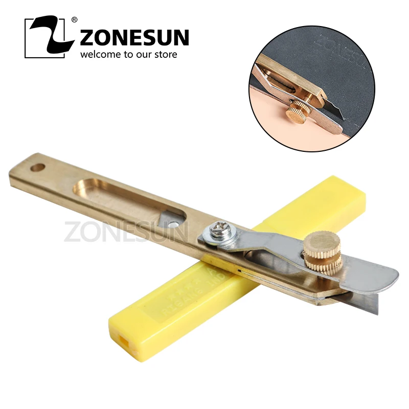 Практичный инструмент для выделки Кожи Ручной Работы 1 набор нож резки кожи с