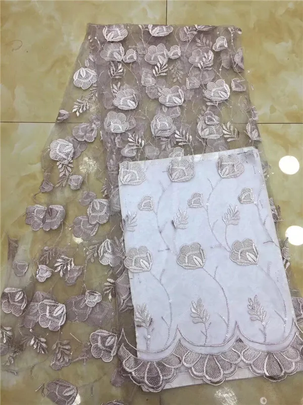 Французская кружевная ткань последняя элегантная 3d аппликация Тюлевая сетчатая