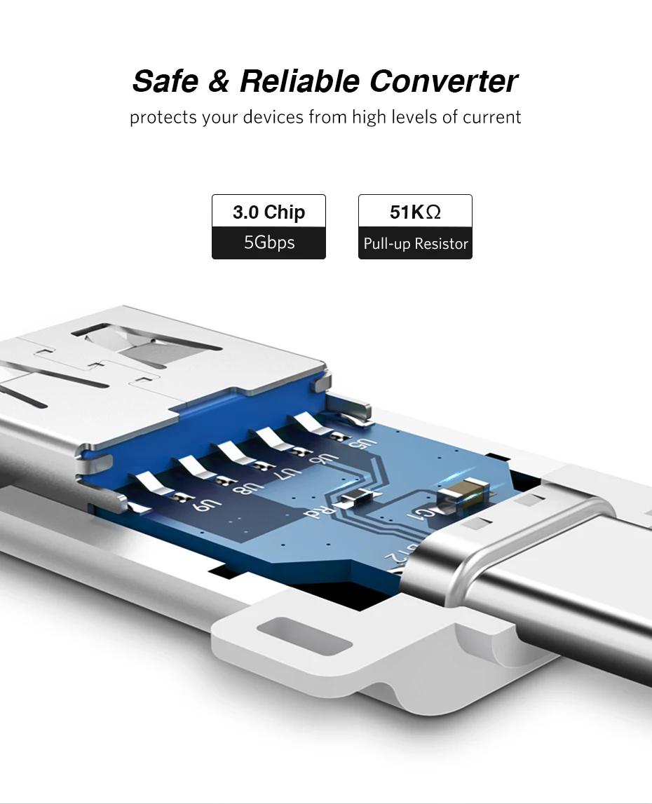 Ugreen адаптер usb type C к USB 3,0 type-C адаптер OTG Кабельные конвертеры для Chromebook Macbook huawei samsung S10 S9 USB C OTG