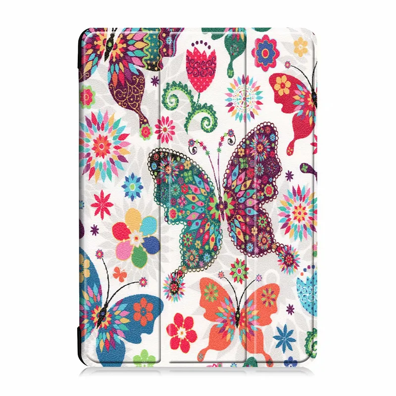 Для lenovo Tab M10 TB-X605F чехол трехкратный Магнитный чехол с принтом Tab M10 M 10X605 X605f защитный чехол для планшета