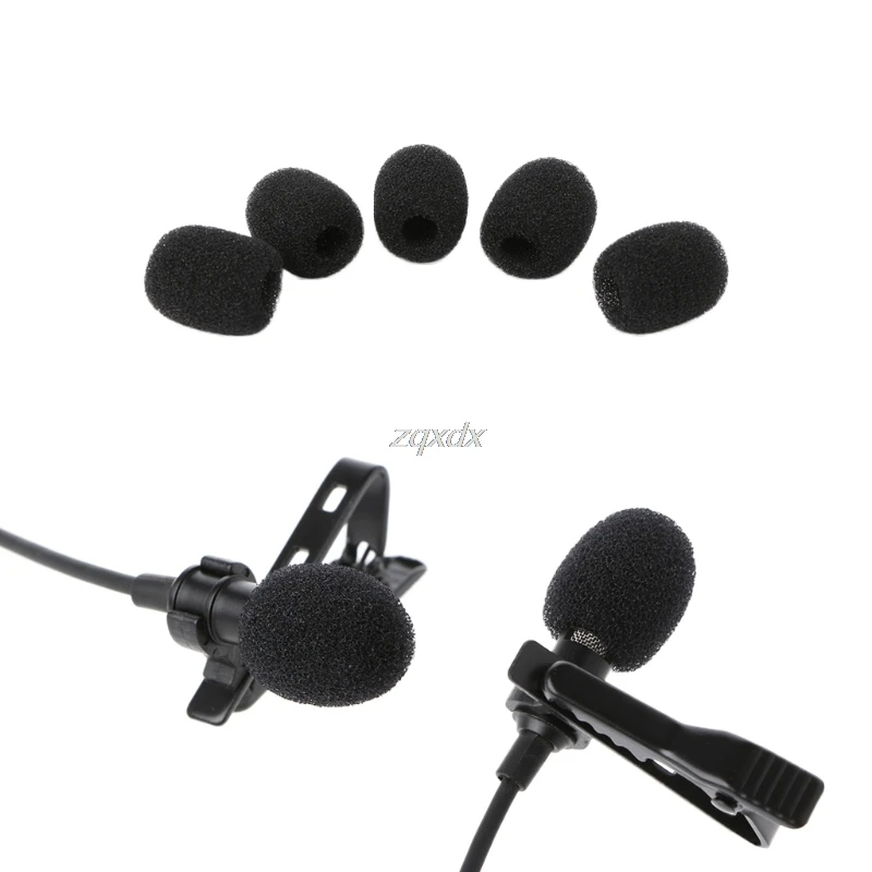 5X Round Ball Lavalier Microphone Foam Windscreen Sponge Windshields 6mm Opening Whosale&Dropship|Микрофоны| |