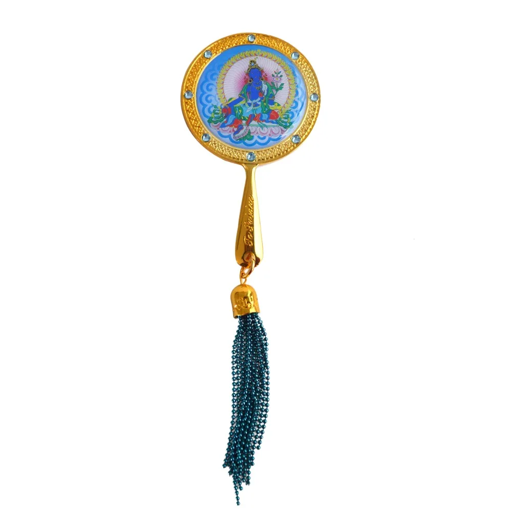 

Blue Tara Mirror for Subduing Violence, Dark Spells and Disasters W1615