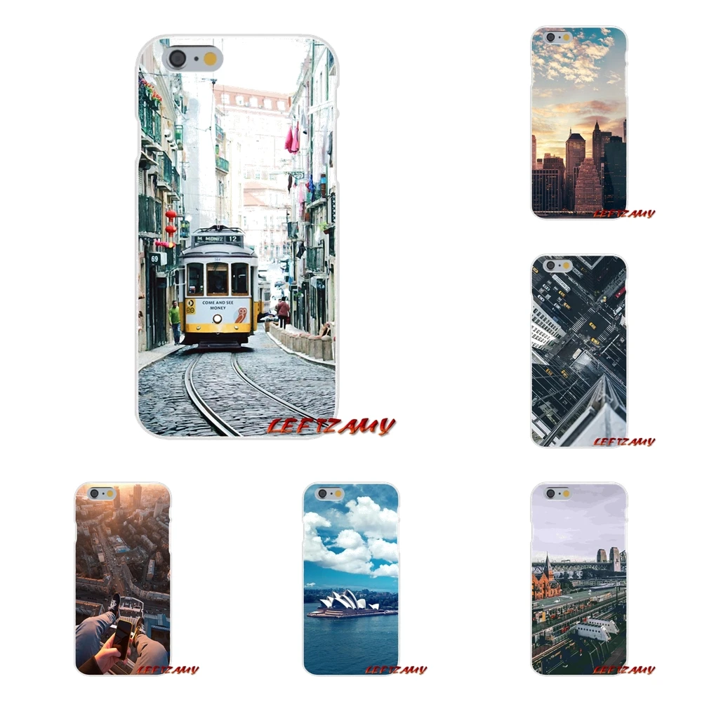 Для Xiaomi Redmi 3 3S 4A 5A Pro Mi4 Mi4C Mi5S Mi6X Mi Max2 Note 4 прозрачные ТПУ чехлы городской уличный вид