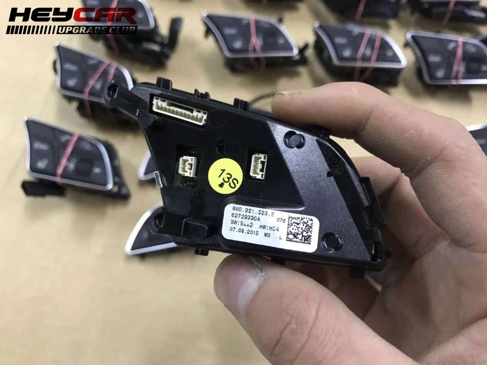 Многофункциональные кнопки на руль с 8W0 951 523 E для Audi A4 B9 S3 RS3 8V MFL