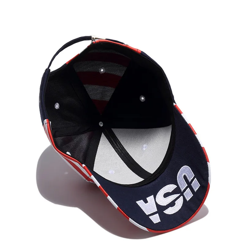 Wuke Фирменная Новинка бейсбольная кепка USA Америка черно белая бейсболка Bone Gorras