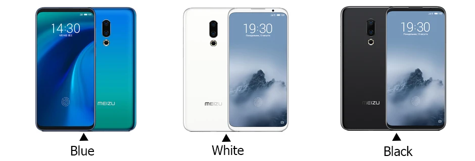 Meizu 16th 6 ГБ 64 ГБ 8 ГБ 128 ГБ, глобальная версия, мобильный телефон Snapdragon 845 Octa Core 16 Ом смартфон в-Экран, определение отпечатка пальца