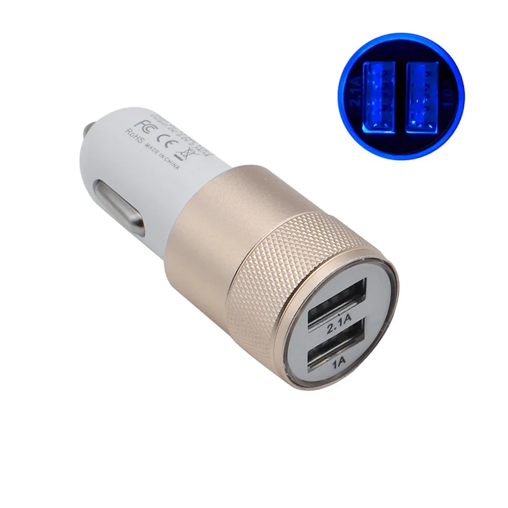 EPULA Модное Новое 2 портовое USB Универсальное автомобильное зарядное устройство