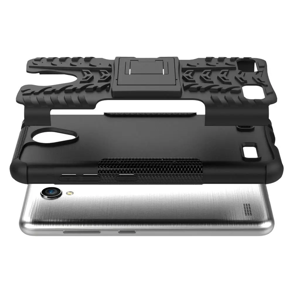 Heavy Duty kickstand Гибридный Броня Крышка TPU чехол кожи для zte лезвие A520|Чехлы-портмоне| |