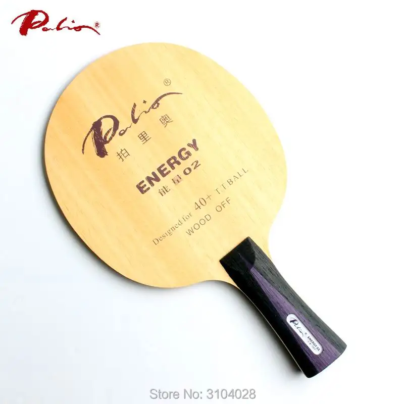 Palio official energy 02, лезвие для настольного тенниса, специально для 40+, материал, ракетка для настольного тенниса, игровая петля и быстрая атака, 5 слоев дерева