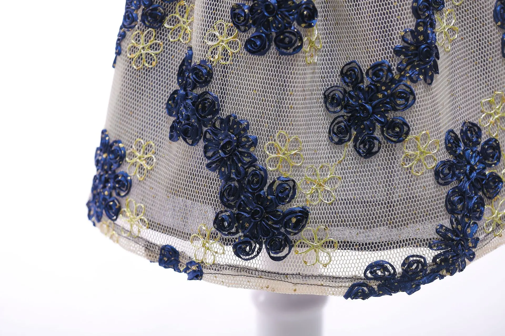 

Baby Girl Dress Embroidered Mesh Beaded Dress Flower Girl Party Christmas Thanksgiving Baby Girls Clothes Kids Clothing