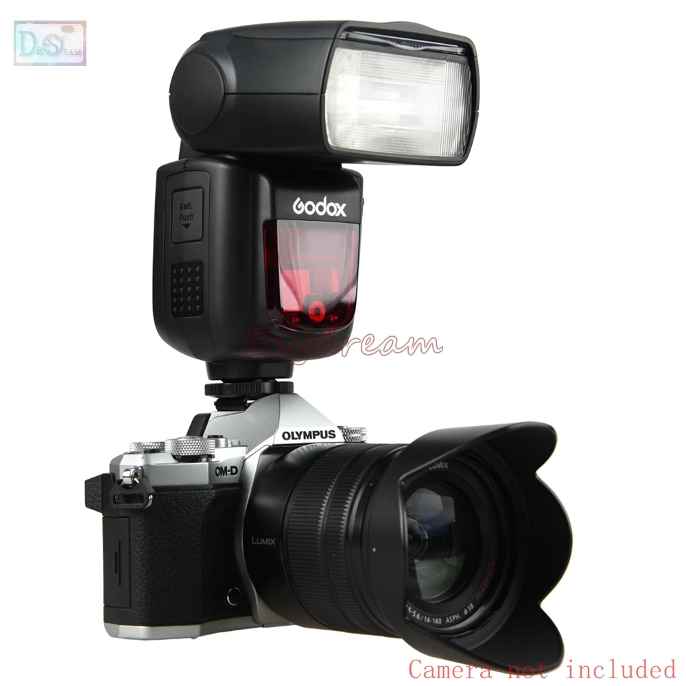 

Godox V860II V860II-O 2.4G HSS TTL 1/8000s GN60 Flash Speedlite for Olympus OM-D E-M10 E-M5 Mark II E-M1 E-PL8 E-PL7 E-P5 PEN-F