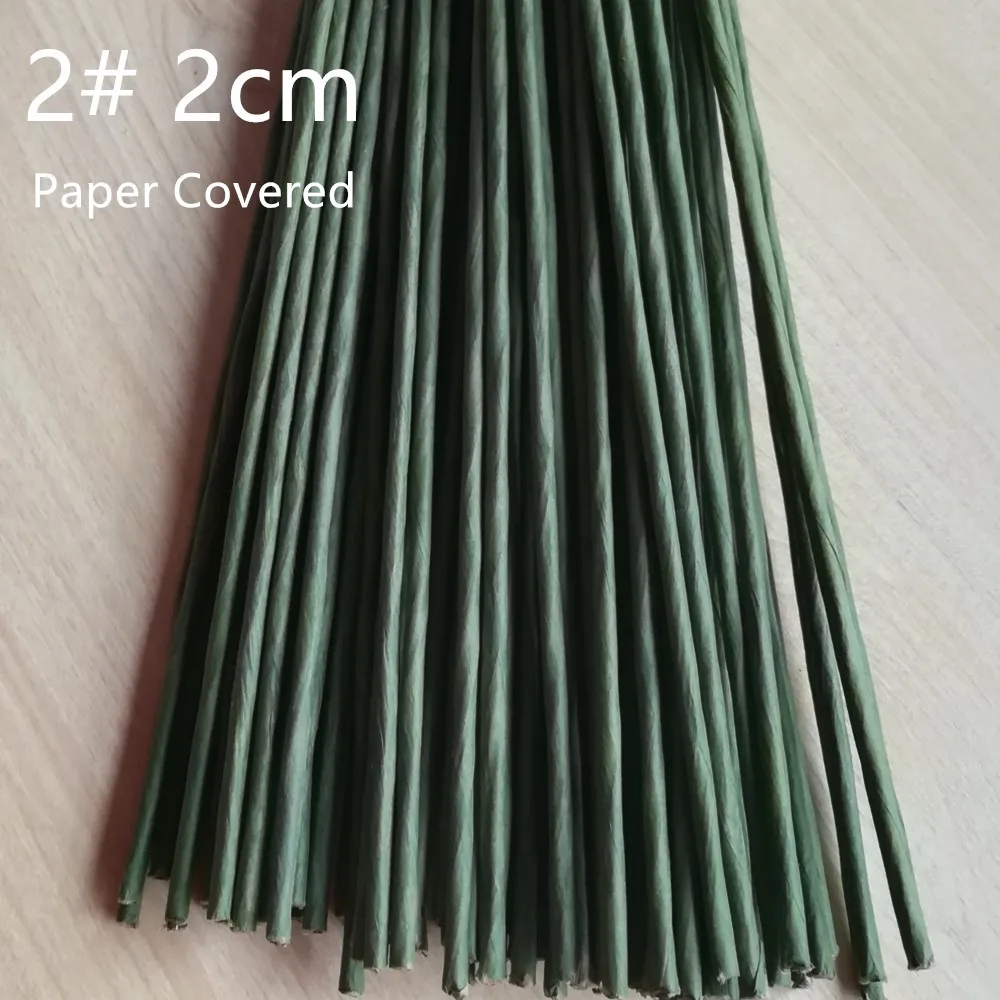100 шт./лот Диаметр: 2 мм 2# нейлон цветок проволока ручной работы DIY Шелковый цветок проволока стебель