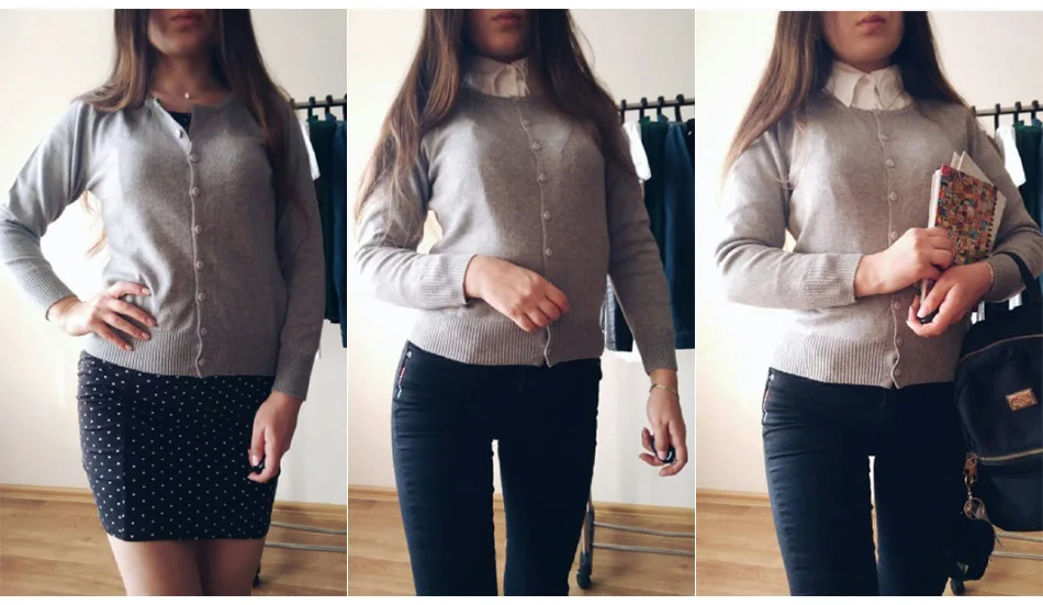 Knitted Cardigan Women Cashmere Wool Female Cardigans Short Black Cardigan Plus Size Cardigans Big Size Women Tops Spring