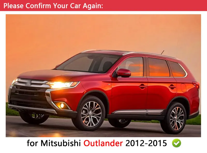 Аксессуары для Mitsubishi Outlander хромированная дверная ручка 2013 2014 2015 роскошные