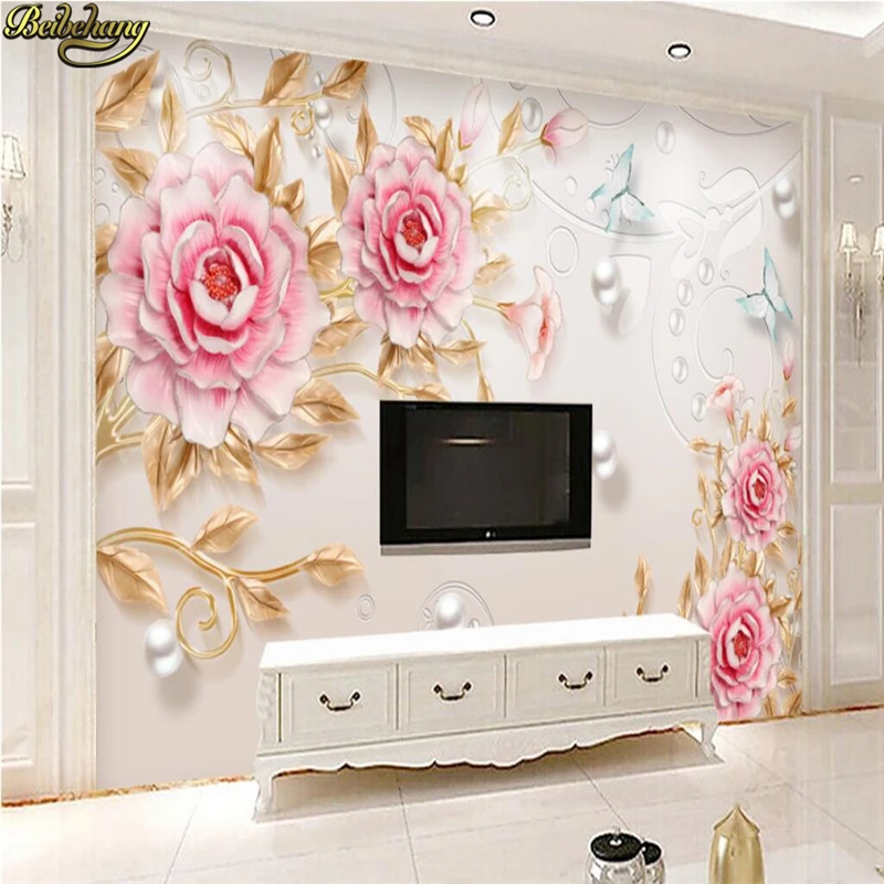 3d обои для стен 3 D телевизора домашнего декора фотообои гостиной|wallpapers for living