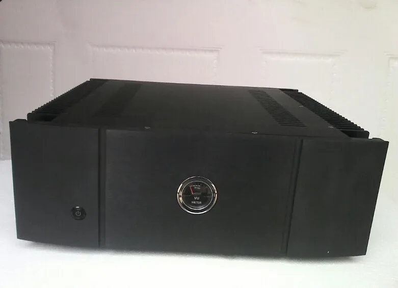 A-020 CNC все алюминиевые корпусные корпуса чехол Коробка для DIY аудио усилитель мощности 436 мм* 150 мм* 395 мм 436*150*395 мм