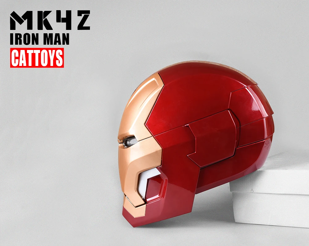 CATTOYS Железный человек MK42 шлем маски для Косплей светодиодный осветительный 1:1