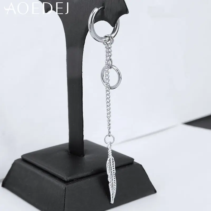 AOEDEJ Suga серьги висячие длинные кисточки перо brincos модные корейские Висячие