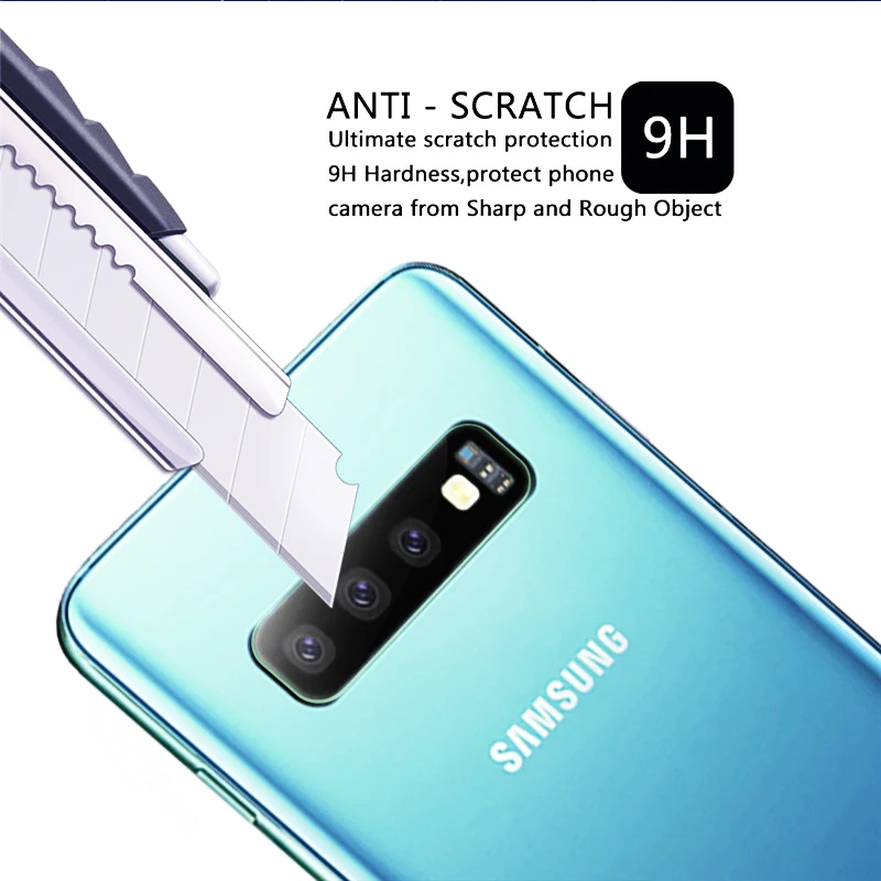 Закаленное стекло для объектива задней камеры 2 шт. пленка Samsung Galaxy S10 Plus Защита
