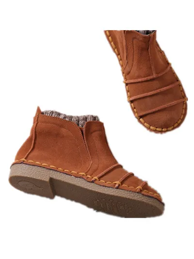 Careaymade новая обувь из натуральной кожи Женская однотонные туфли без каблуков