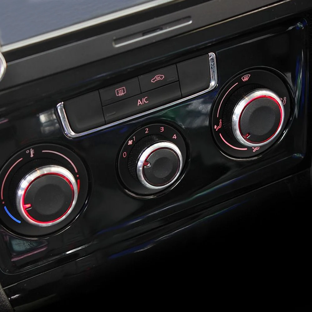 Автомобильный Стайлинг переключатель контроля тепла кондиционера для Volkswagen VW Polo