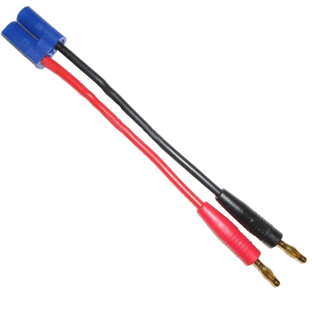 4 мм 18AWG разъем типа банан EC2 адаптер зарядный кабель для Hubsan X4 H501S запасные части |