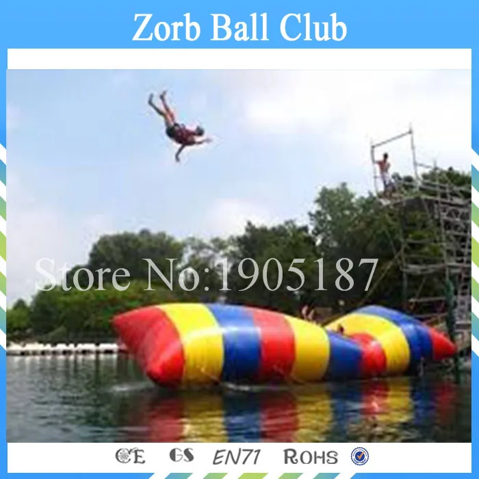 Бесплатная доставка 8x3 м надувной водяной шарик гигантский для катапульты