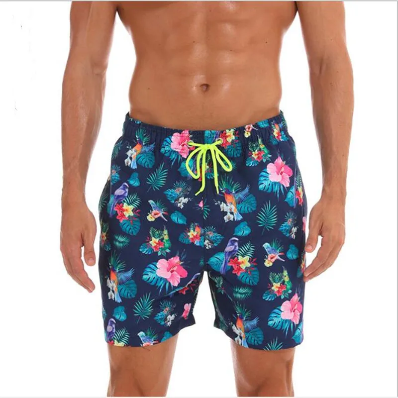 Новые летние мужские пляжные повседневные шорты быстросохнущие модные