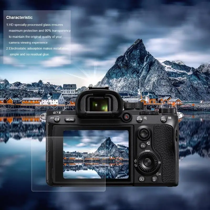 ALLOYSEED цифровая камера ЖК-экран протектор для sony A7III 9H защитная пленка из закаленного стекла крышка для sony A7III DSLR камеры