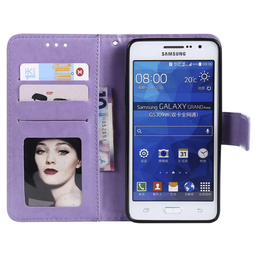 Flip Case For Samsung Galaxy Core Prime SM-G361H/DS SM-G361F SM-G361HU SM G361 G361H/DS G361F Cases Phone Leather Cover TPU Bag | Мобильные