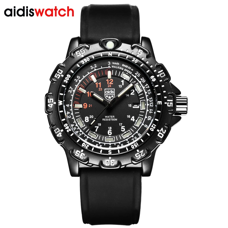 Addies мужские военные часы Лидирующий бренд модные повседневные спортивные