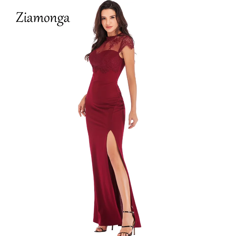 Ziamonga Vestidos Verano 2018 летнее платье для женщин свадьбы с вечерние круглым вырезом